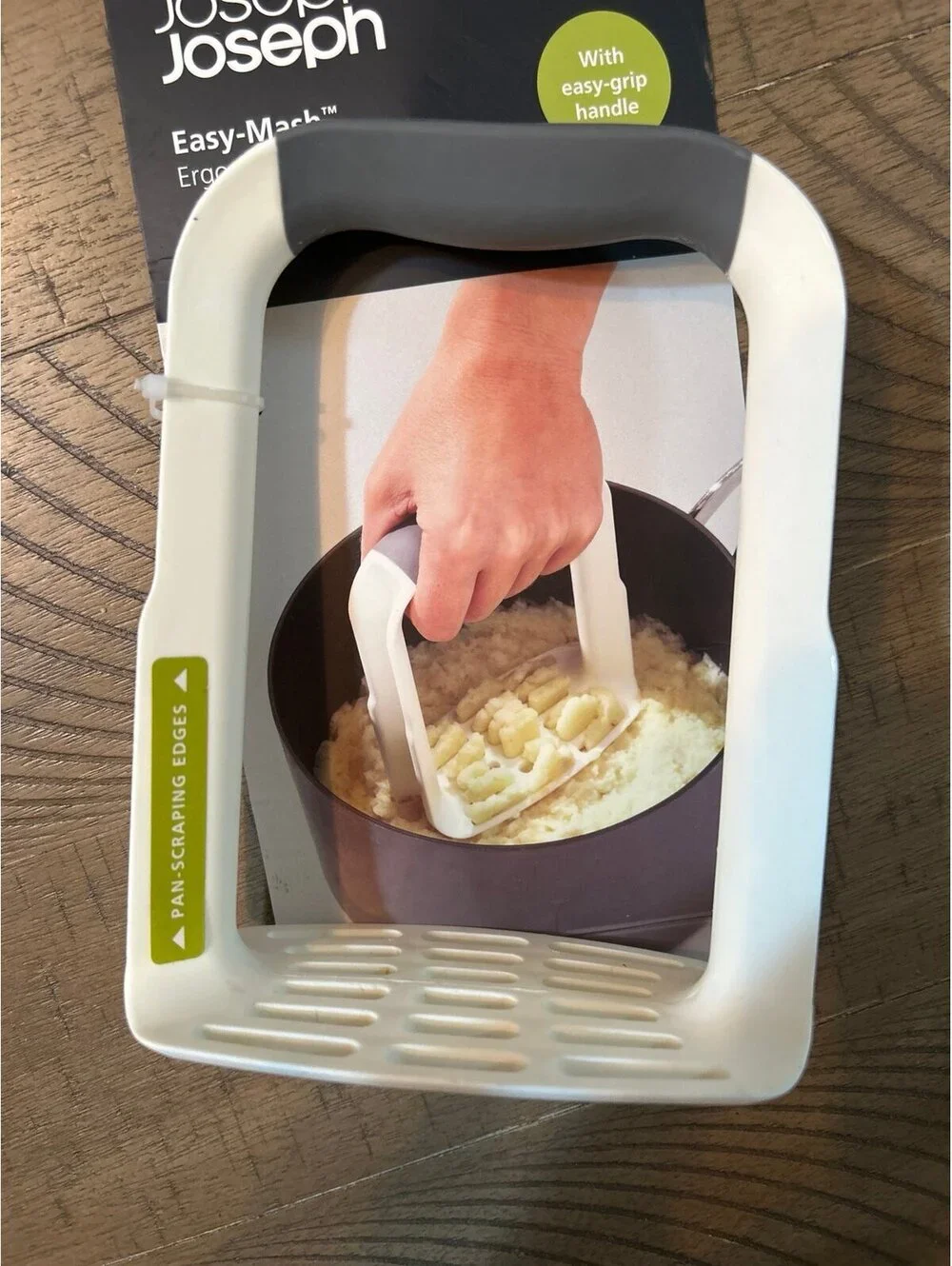 Joseph Joseph Easy Mash Potato Masher Ergonomic Kitchen Tool New